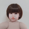 Phụ Kiện Tóc Tơ Giả Bằng Lụa Chịu Nhiệt Tóc Cho Búp Bê Tái sinh 55 cm = 22 inch Doll, Búp Bê 20 cm ixdoll