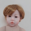 Phụ Kiện Tóc Tơ Giả Bằng Lụa Chịu Nhiệt Tóc Cho Búp Bê Tái sinh 55 cm = 22 inch Doll, Búp Bê 20 cm ixdoll