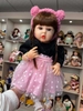 Búp Bê Tái Sinh Thân Nhựa Mềm Mại 55 cm = 22 inch Reborn Silicon Vinyl Doll