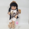 Búp Bê Tái Sinh Thân Gòn Mềm Mại 55 cm = 22 inch Reborn Silicon Vinyl Doll