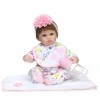 Búp Bê Tái Sinh 40 cm -16 inch Thân Gòn Mềm Mại NPK  Reborn Vinyl Doll