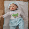 (Đủ mẫu) Búp Bê Tái Sinh 55 cm = 22 inch Thân Gòn Mềm Mại  NPK Reborn Vinyl Doll (Hàng Tồn Kho}