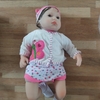 (Đủ mẫu) Búp Bê Tái Sinh 55 cm = 22 inch Thân Gòn Mềm Mại  NPK Reborn Vinyl Doll (Hàng Tồn Kho}