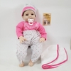 (Đủ mẫu) Búp Bê Tái Sinh 55 cm = 22 inch Thân Gòn Mềm Mại  NPK Reborn Vinyl Doll (Hàng Tồn Kho}