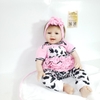 (Đủ mẫu) Búp Bê Tái Sinh 55 cm = 22 inch Thân Gòn Mềm Mại  NPK Reborn Vinyl Doll (Hàng Tồn Kho}