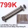 Máy Làm Mì Sợi DHH220C/750W Lưỡi 2/6mm Cán Hoành Thánh, Bánh Canh, Bánh Bao Ramen Chinese Noodles Fried PVN3818