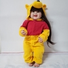 Búp Bê Tái Sinh Thân Gòn Mềm Mại 55 cm = 22 inch Reborn Silicon Vinyl Doll