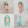 Phụ Kiện Tóc Tơ Giả Bằng Lụa Chịu Nhiệt Tóc Cho Búp Bê Tái sinh 55 cm = 22 inch Doll, Búp Bê 20 cm ixdoll