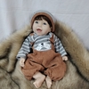 Búp Bê Tái Sinh Thân Gòn Mềm Mại 55 cm = 22 inch Reborn Silicon Vinyl Doll