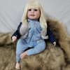 [Đủ mẫu] Búp Bê 55 cm = 22 inch Thân Gòn Mềm Mại  Reborn Silicon Vinyl Doll