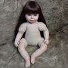 Phụ Kiện Tóc Tơ Giả Bằng Lụa Chịu Nhiệt Tóc Cho Búp Bê Tái sinh 55 cm = 22 inch Doll, Búp Bê 20 cm ixdoll