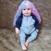 [Đủ mẫu] Búp Bê 55 cm = 22 inch Thân Gòn Mềm Mại  Reborn Silicon Vinyl Doll