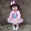 [Đủ mẫu] Búp Bê 55 cm = 22 inch Thân Gòn Mềm Mại  Reborn Silicon Vinyl Doll