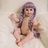 [Đủ mẫu] Búp Bê 55 cm = 22 inch Thân Gòn Mềm Mại  Reborn Silicon Vinyl Doll