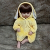 [Đủ mẫu] Búp Bê 55 cm = 22 inch Thân Gòn Mềm Mại  Reborn Silicon Vinyl Doll