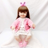 [Đủ mẫu] Búp Bê 55 cm = 22 inch Thân Gòn Mềm Mại  Reborn Silicon Vinyl Doll