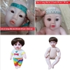 Phụ Kiện Tóc Tơ Giả Bằng Lụa Chịu Nhiệt Tóc Cho Búp Bê Tái sinh 55 cm = 22 inch Doll, Búp Bê 20 cm ixdoll