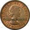 Xu 1 farthing Elizabeth II 1953 - 1956