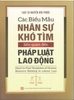 Sách Các biểu mẫu nhân sự khó tìm liên quan đến pháp luật lao động