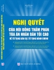 CÁC NGHỊ QUYẾT CỦA HỘI ĐỒNG THẨM PHÁN TÒA ÁN NHÂN DÂN TỐI CAO