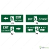 Đèn EXIT thoát hiểm treo trần Paragon PEXF23SC