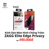 Kính dán màn hình iPhone 17 series - ZAGG Elite Edge Privacy