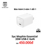 Củ Sạc mophie Essential 33W USB-C GaN