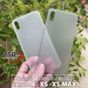 Combo 2 Ốp Lưng Trong Nhám Siêu Mỏng Unibody Cho iPhone X, XS, XS MAX