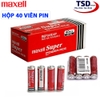 Hộp 40 Viên Pin Tiểu Maxell AA Chính Hãng