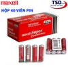 Hộp 40 Viên Pin Tiểu Maxell AA Chính Hãng