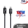 Cáp Type C to Type C Remax RC-C069 Sạc Nhanh PD 100W Chính Hãng