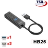 Bộ Chia Cổng USB 2.0, USB 3.0 Hoco HB25 Chính Hãng