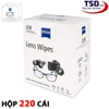 Hộp 220 Khăn Lau Lens, Vệ Sinh Đồ Điện Tử Cao Cấp Carl Zeiss Chính Hãng
