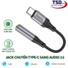 Jack Chuyển Đổi Tai Nghe Type C Sang 3.5mm Hoco LS36 Chính Hãng