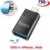 Đầu Chuyển OTG Hoco UA17 Cho iPhone, iPad Dùng Cổng Lightning Chính Hãng