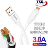 Cáp Sạc Nhanh Hoco DU17 Chính Hãng Dài 1 Mét ( iPhone, Type C, Micro )