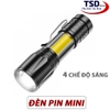 Đèn Pin Mini 4 Chế Độ Sáng Tiện Lợi
