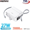 Pin Dự Phòng Remax RPP-553 20000mAh Chính Hãng Sạc Nhanh 27W Đa Năng