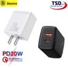 Củ Sạc Nhanh Đa Năng Baseus PD 20W Compact ( USB + Type C Dual Port, QC 3.0 Multi Quick Charge Support )