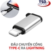 Đầu Chuyển Đổi Cổng Type C Ra Lightning ( type-c to lightning )