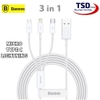 Cáp Sạc Đa Năng 3 Đầu Baseus Superior Series 3 in 1 Chính Hãng