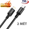 Cáp Sạc Nhanh Type C to Lightning PD 20W Hoco X14 Dài 2 Mét