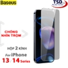 Hộp 2 Kính Cường Lực iPhone 13 / 14 Series Chống Nhìn Trộm Cao Cấp Chính Hãng Baseus