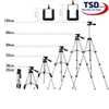 Combo Tripod Điện Thoại, Máy Ảnh TF 3110 Tặng Kẹp & Remote