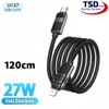 Cáp Sạc Nhanh PD 27W Cổng Lightning Hoco U137 Chính Hãng