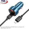 Tẩu Sạc Xe Hơi Đa Năng Sạc Nhanh Hoco Z50 Chính Hãng