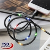 Cáp Sạc Nhanh Hoco U63 Cổng Type C Chính Hãng Phát Sáng Theo Nhạc