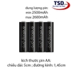 Vỉ 4 Viên Pin Sạc AA PANASONIC ENELOOP PRO 2600mAh Bản Nội Địa Thị Trường Nhật Bản