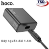 Bộ Sạc Nhanh Hoco C133A Gan 75W Tích Hợp Dây Nguồn Nối Dài