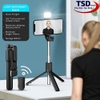 Gậy Tripod 3 Chân Selfie Stick R1S Tích Hợp Đèn Trợ Sáng Chụp Ảnh ( Kết Nối Bằng Bluetooth )